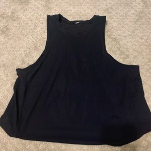 Lululemon just pleat it cropped tank top